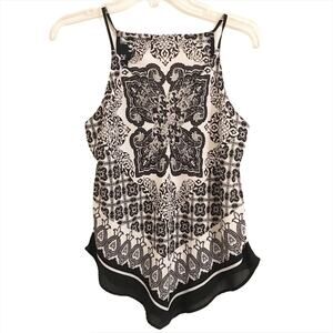 IZ Byer Bandana style top boho sleeveless v neck